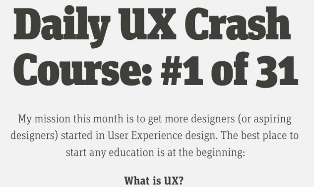 Daily UX Crash Course - ThinkNeuro!